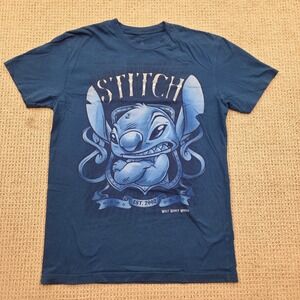 Disney Stitch Graphic Tee Walt Disney World T-Shirt‎ Est 2002 Unisex Small